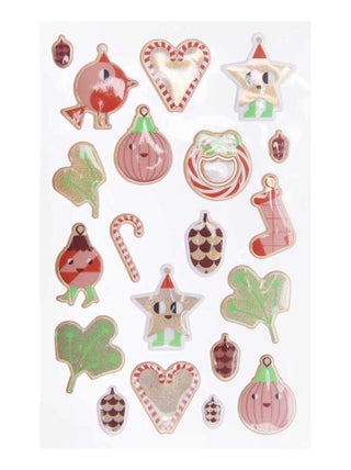 20 Autocollants bouffants Christmas Rocks!