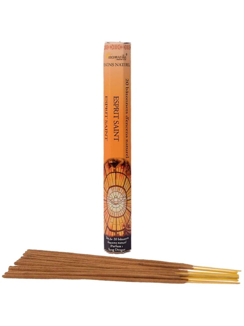 20 Bâtonnets d'encens aromatika saint esprit senteur dragon Orange clémentine - Kiabi
