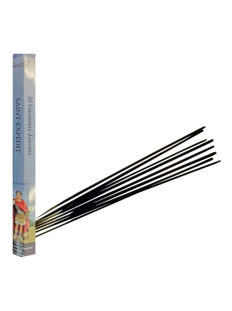 20 Bâtonnets d'encens Aromatika Saint Expedit Bleu azur - Kiabi