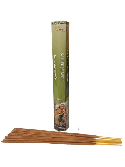 20 Bâtonnets d'encens aromatika saint joseph senteur Jasmin - Kiabi