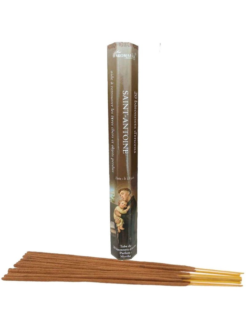 20 Bâtonnets d'encens Aromatika St Antoine Marron tabac - Kiabi