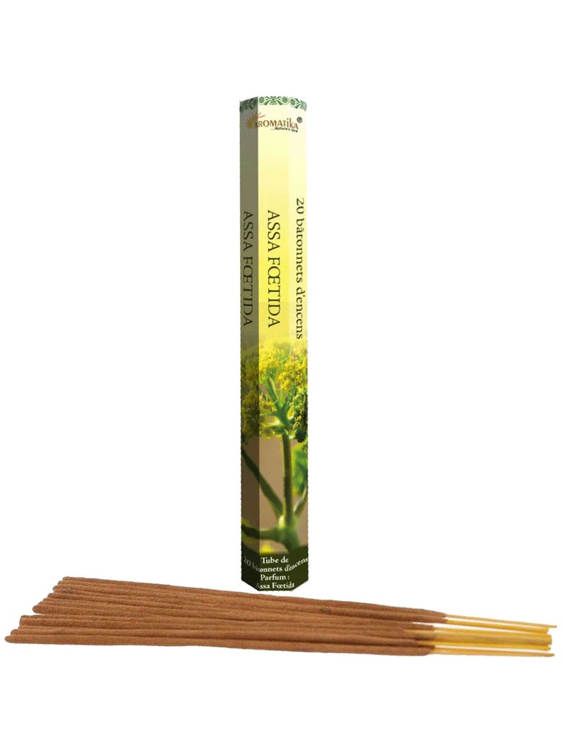 20 Bâtonnets d'encens Assa Foetida Marron - Kiabi