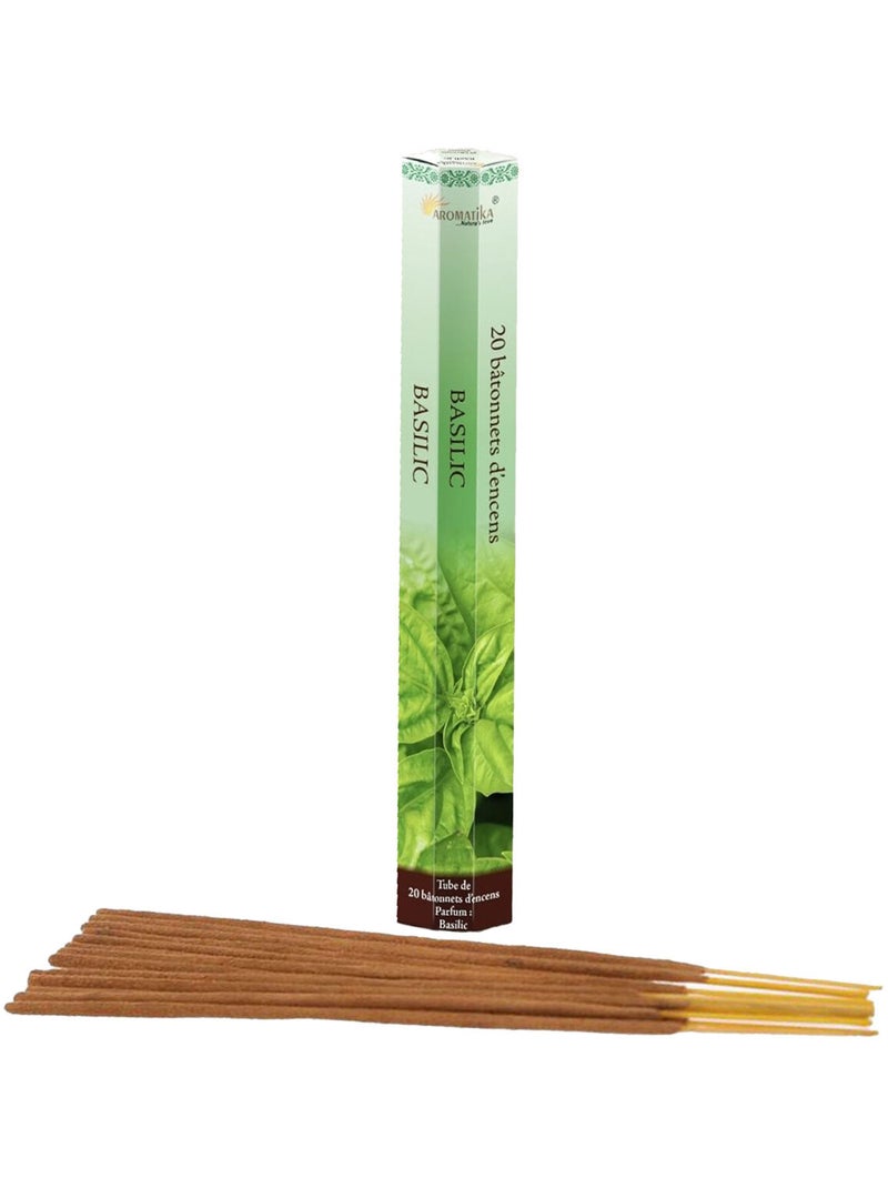 20 Bâtonnets d'encens basilic Marron - Kiabi
