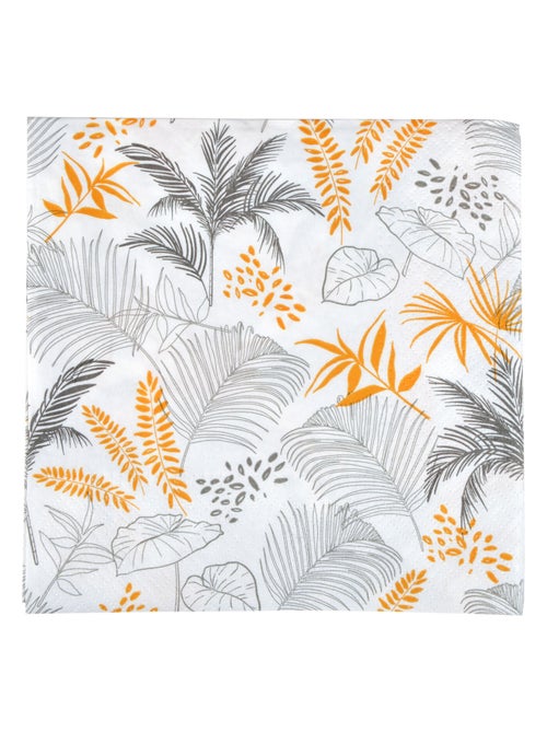 20 serviettes en papier 33 x 33 cm Exotic mood - Kiabi