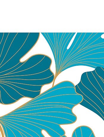 20 serviettes en papier 33 x 33 cm Gincko