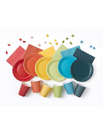 20 serviettes en papier 33 x 33 cm tendance uni moutarde