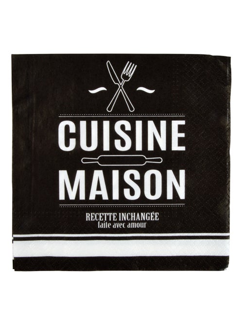 20 serviettes en papier Ma cuisine - Kiabi