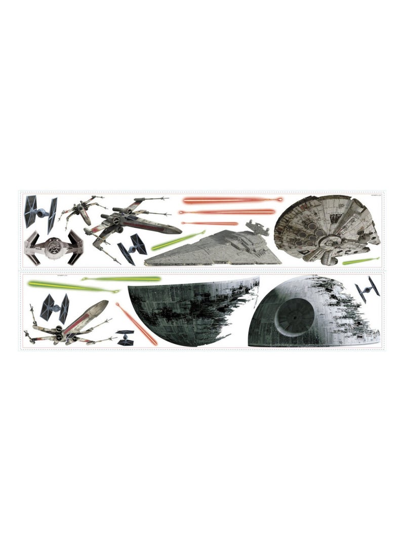 20 Stickers Vaisseaux Empire et Rebel Star Wars Multicolore - Kiabi