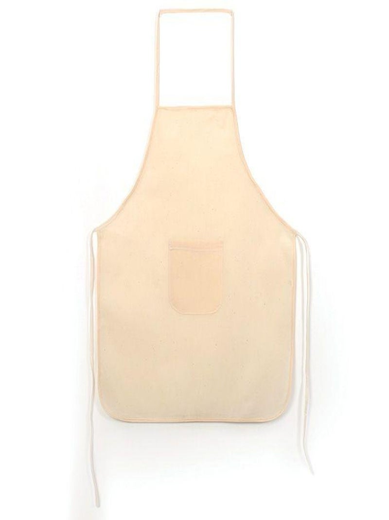 20 tabliers enfant en coton 49 x 60 cm - Graine Créative Beige - Kiabi