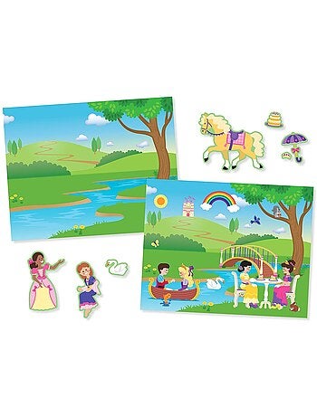 200 autocollants réutilisables - princesses