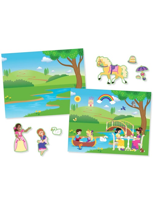 200 autocollants réutilisables - Princesses - Kiabi