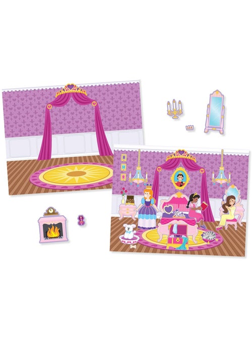 200 autocollants réutilisables - Princesses - Kiabi