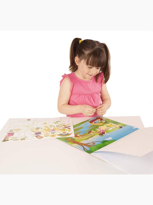 200 autocollants réutilisables - Princesses - Kiabi