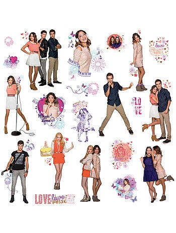 21 Stickers Géant Violetta Disney