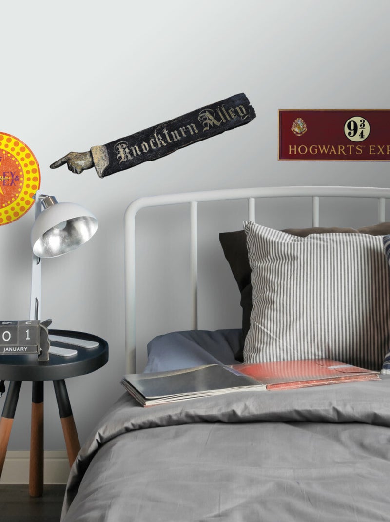 21 Stickers repositionnables Expressions et signes Harry Potter 182 CM X 20 CM Multicolore - Kiabi