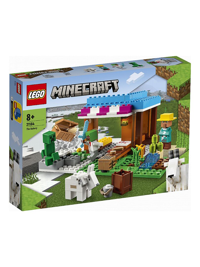 LEGO 21184 Minecraft La Boulangerie, Jouet de Village, Figurines