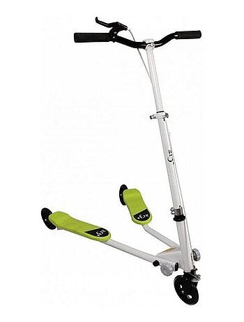213 Street Trottinette trike 3 roues 125mm Blanc Vert