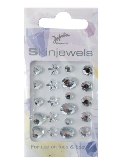 22 Bijoux de peau autocollants Crystal - Jofrika - Kiabi