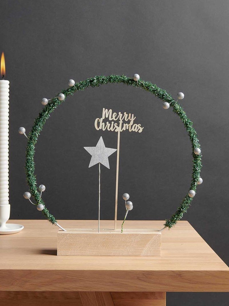 24 baies argentées à paillettes 8 cm - Rico Design Argenté - Kiabi