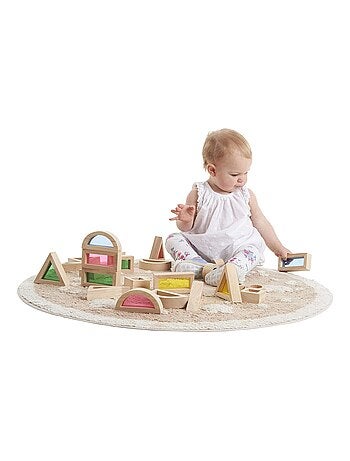 24 blocs sensoriels arc-en-ciel