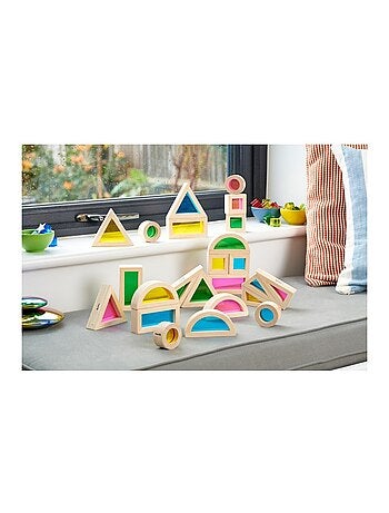 24 blocs sensoriels arc-en-ciel
