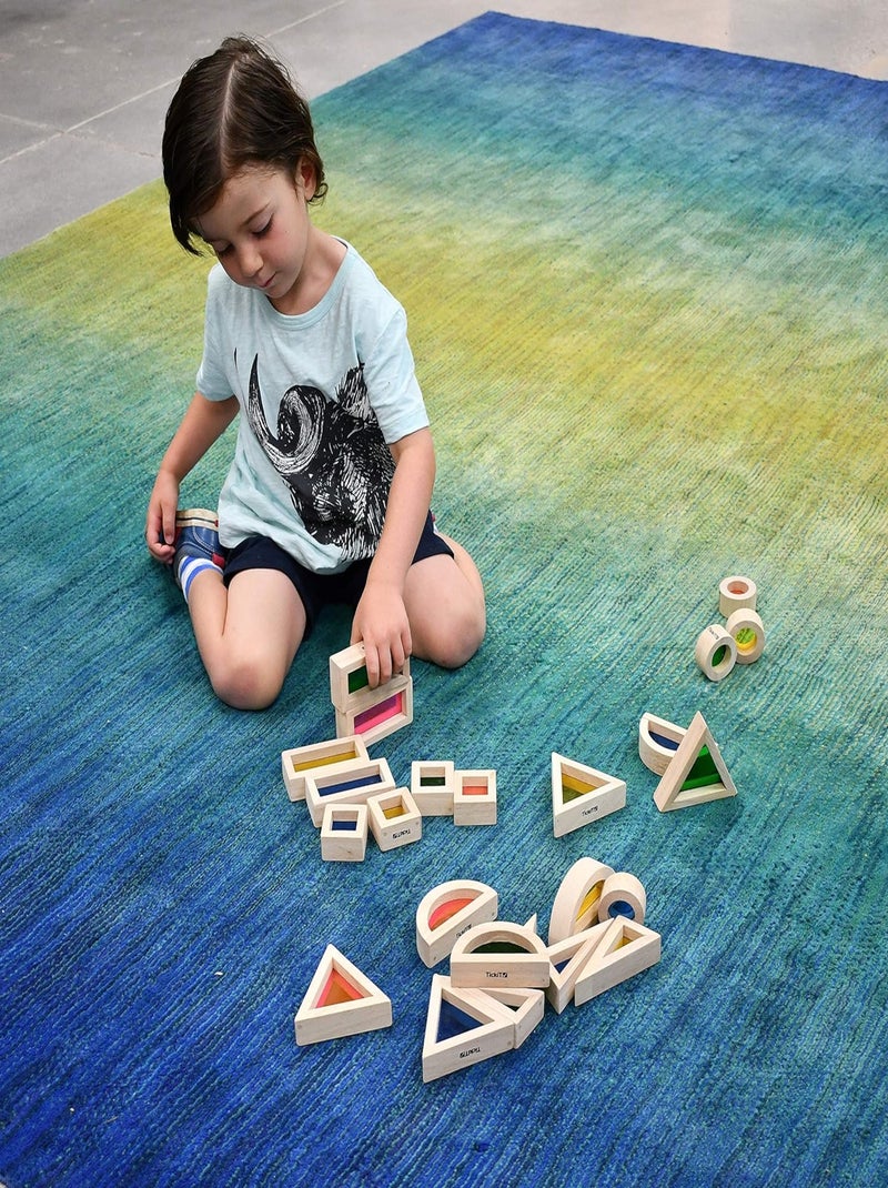 24 blocs sensoriels arc-en-ciel Beige - Kiabi