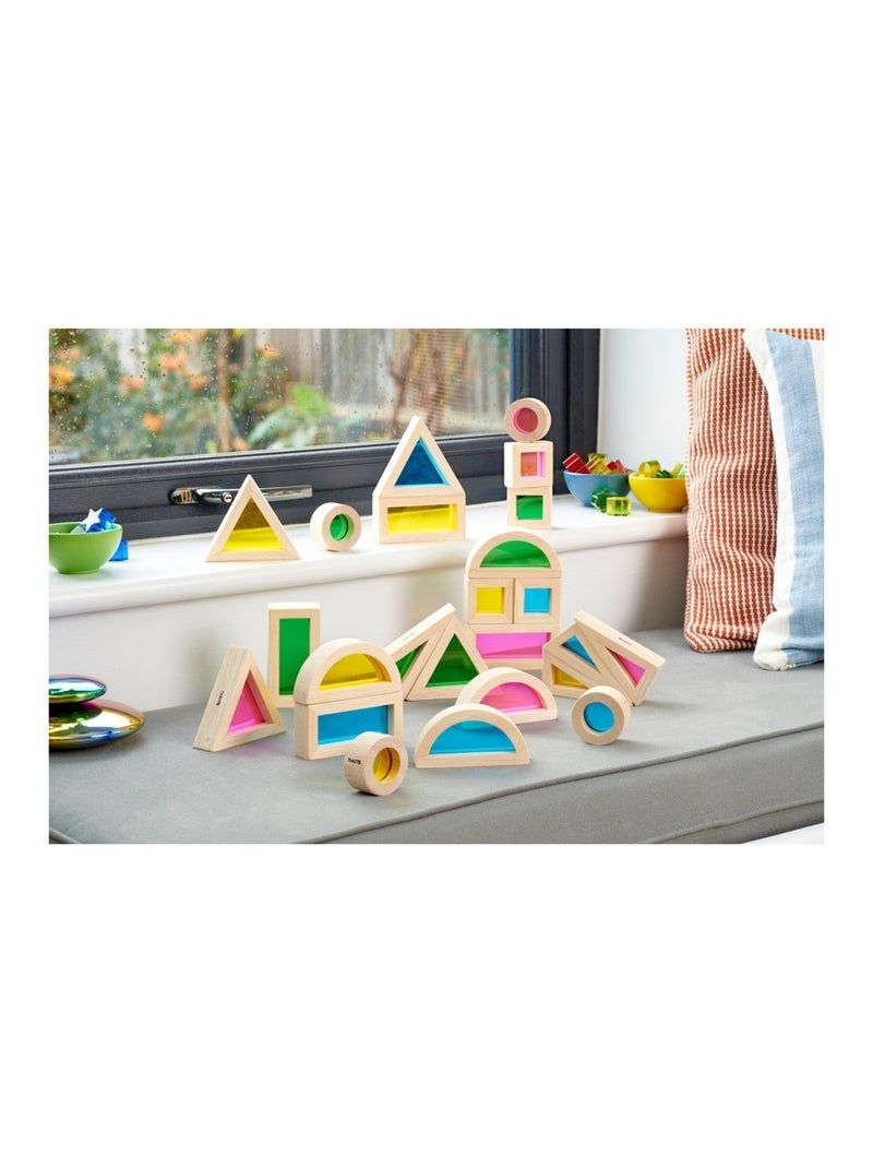 24 blocs sensoriels arc-en-ciel Beige - Kiabi