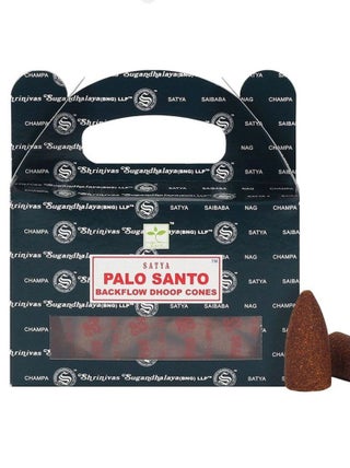 24 cônes d'Encens à refoulement Nag Champa Palo Santo