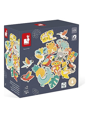 24 magnets tropicaux tropik