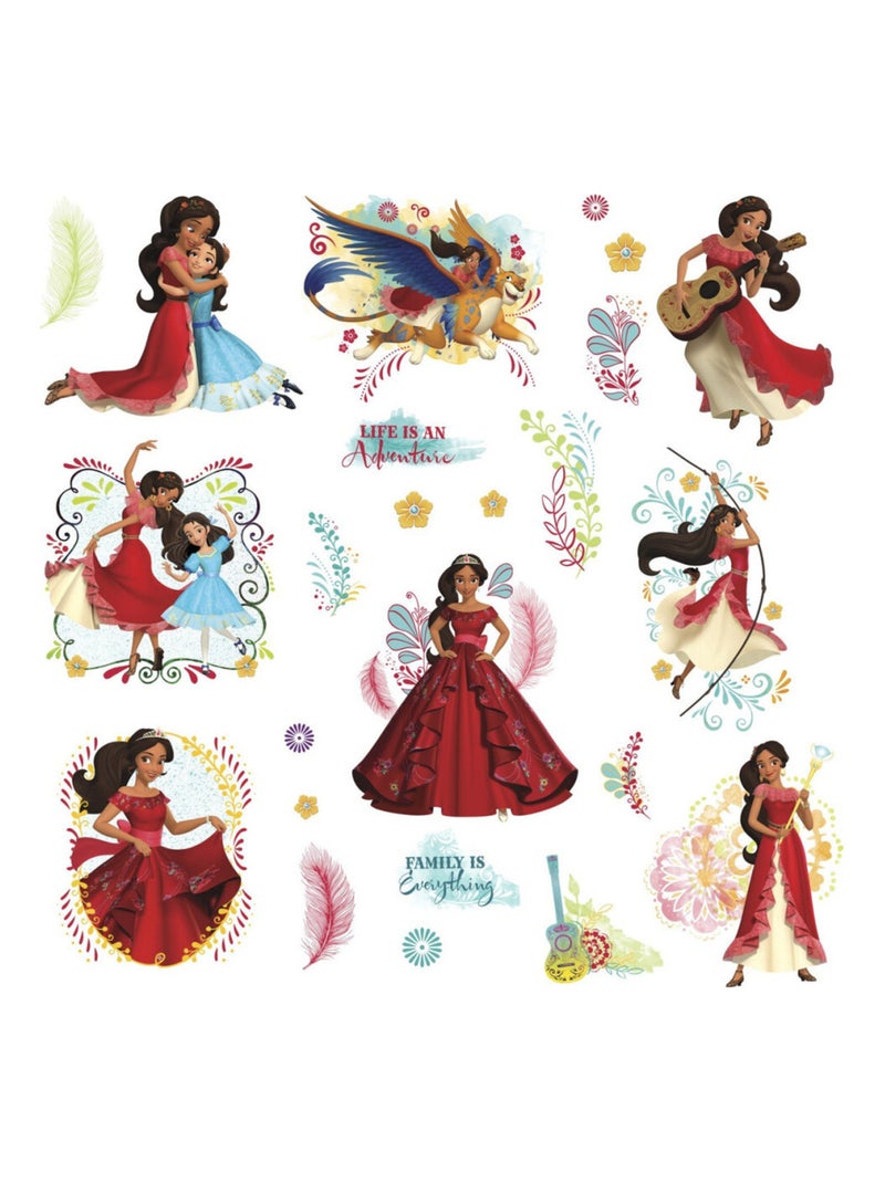 24 Stickers géant Elena d'Avalor Disney Multicolore - Kiabi