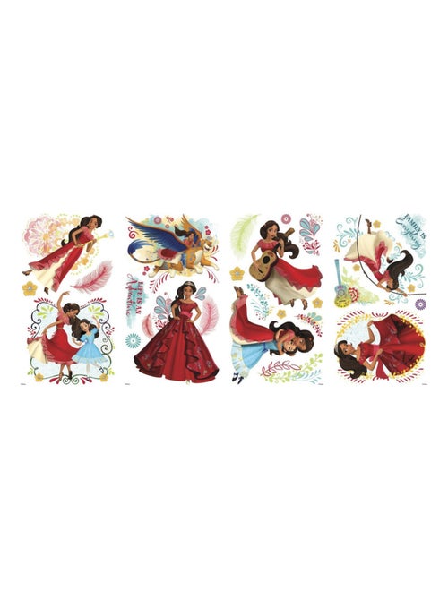 24 Stickers géant Elena d'Avalor Disney - Kiabi