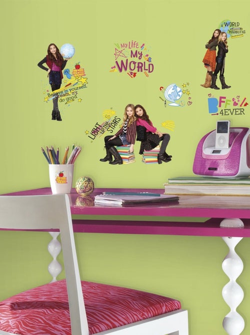 24 Stickers Le Monde de Riley Disney 25x45cm - Kiabi