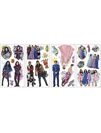 24 Stickers personnages Les Descendants Disney