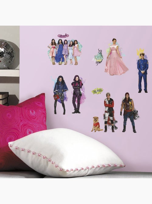 24 Stickers personnages Les Descendants Disney - Kiabi