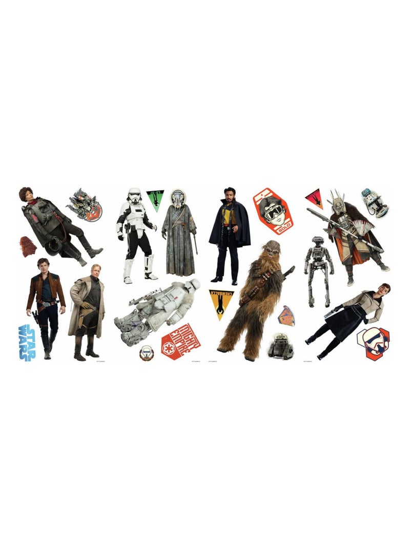 24 Stickers Star Wars - modèle Solo a Star Wars Story Multicolore - Kiabi