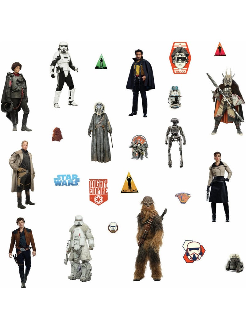 24 Stickers Star Wars - modèle Solo a Star Wars Story Multicolore - Kiabi