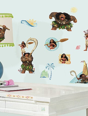 25 Stickers géants Vaiana Disney