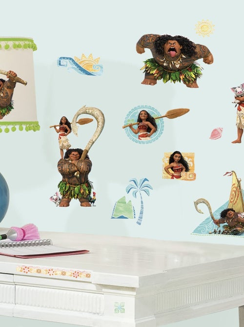 25 Stickers géants Vaiana Disney - Kiabi