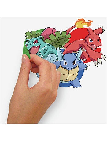25 Stickers repositionnables Pokemon personnages