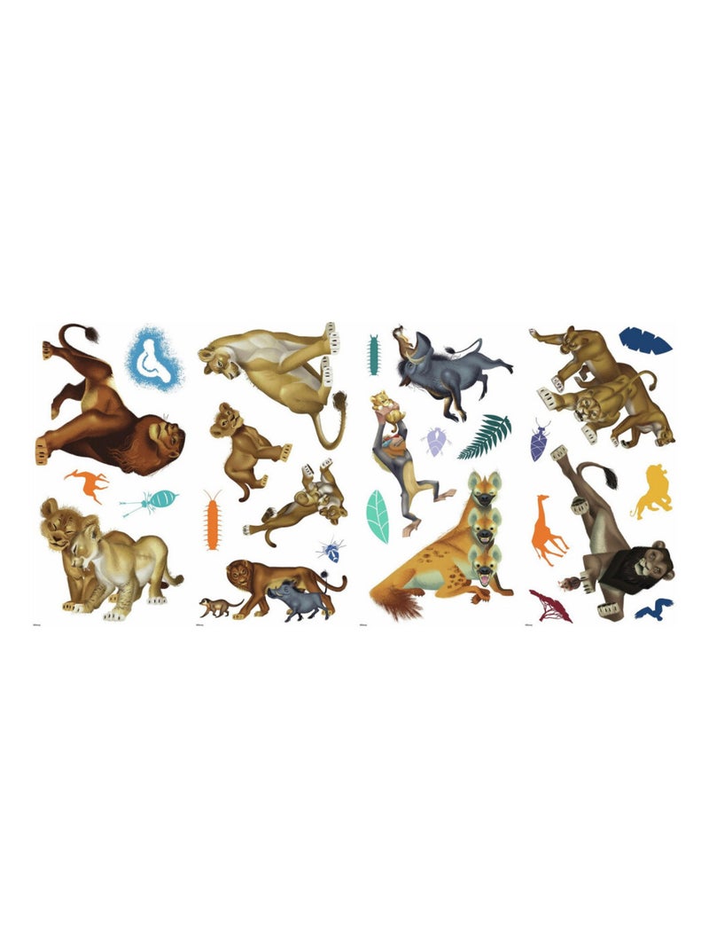 26 Stickers Film Le Roi Lion Disney Multicolore - Kiabi