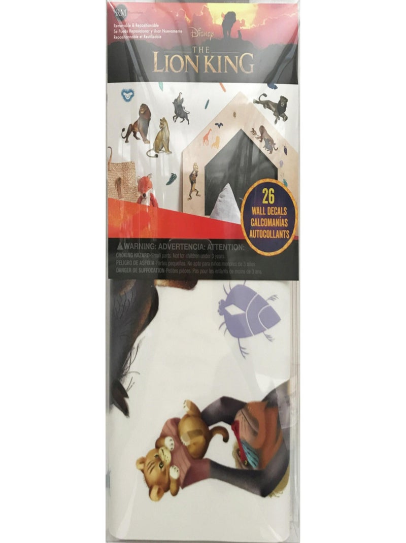 26 Stickers Film Le Roi Lion Disney Multicolore - Kiabi