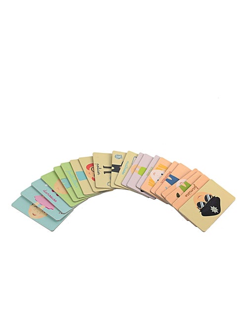 27 Cartes éducatives en coffret - Les chiffres et les métiers - Kiabi