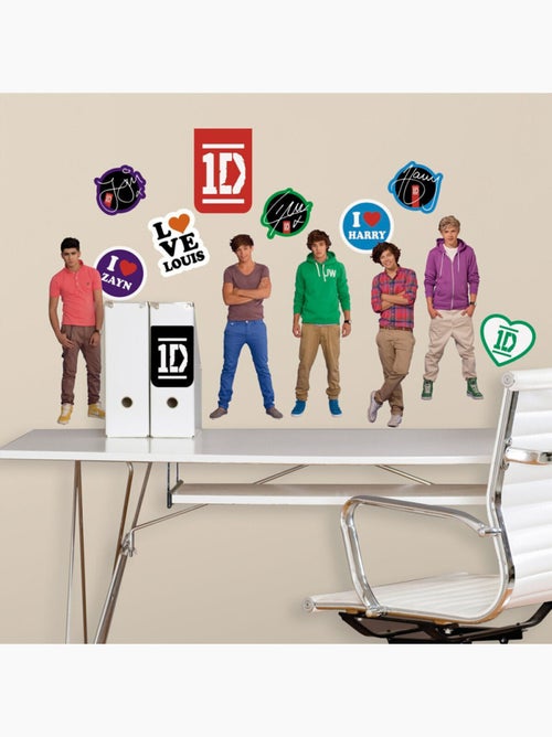 27 Stickers repositionnable One Direction - Kiabi