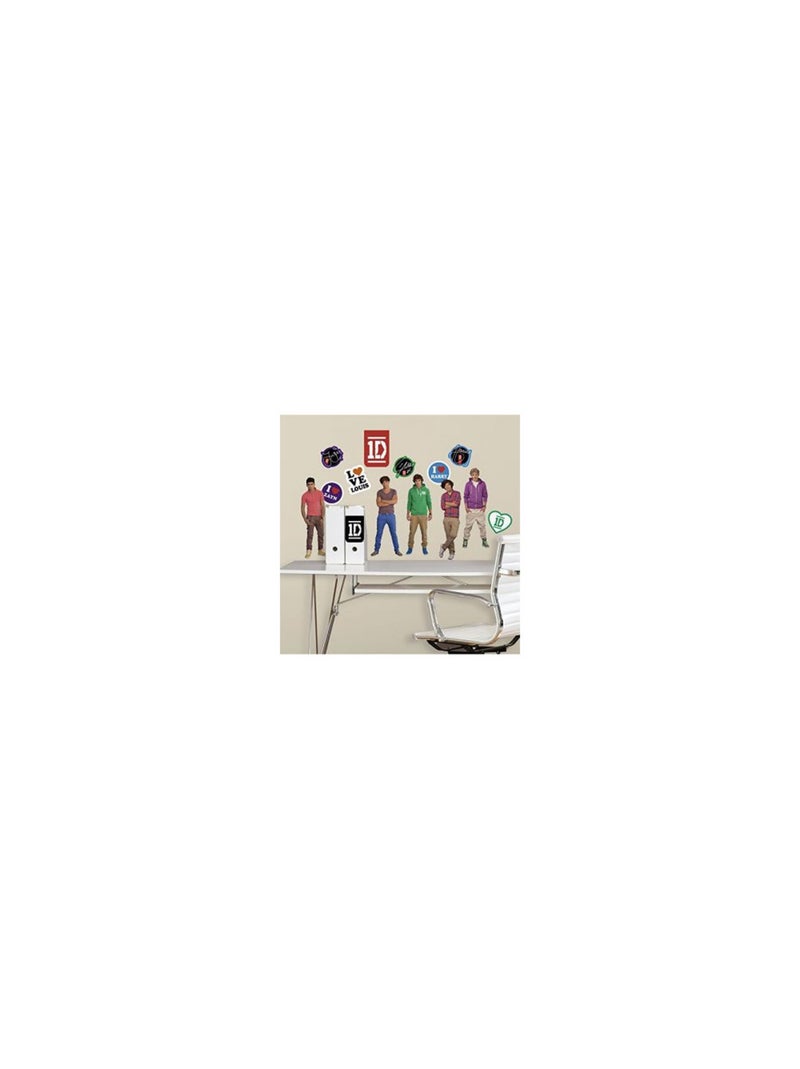 27 Stickers repositionnable One Direction Multicolore - Kiabi