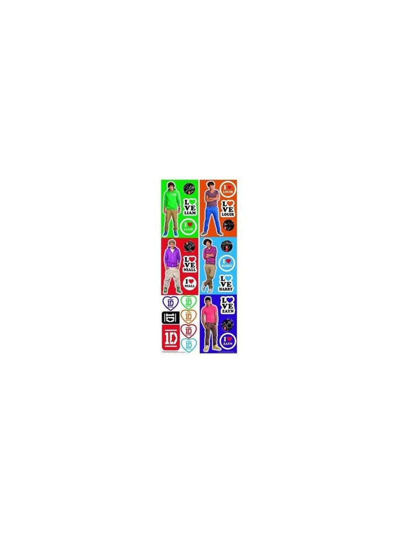 27 Stickers repositionnable One Direction Multicolore - Kiabi