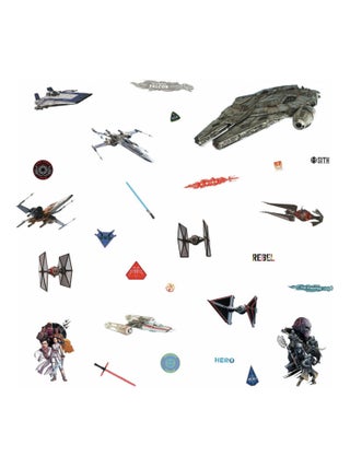 27 Stickers Star Wars Episode IX - 4 planches de 22x44cm