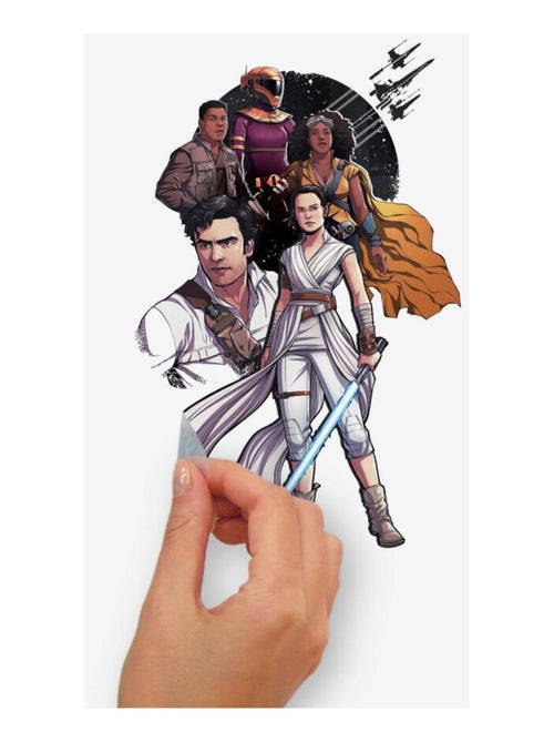 27 Stickers Star Wars Episode IX - 4 planches de 22x44cm - Kiabi