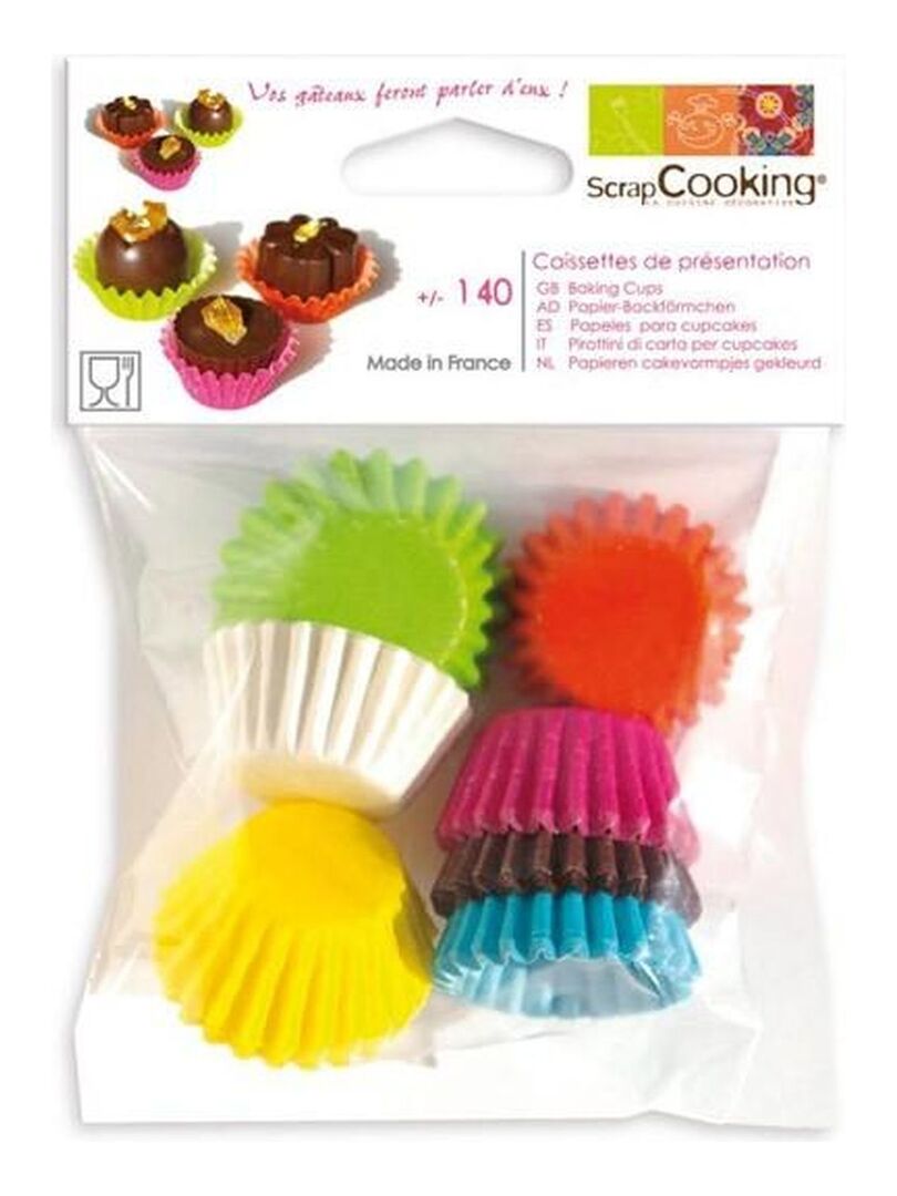 280 mini caissettes à cupcakes Multicolore - Kiabi