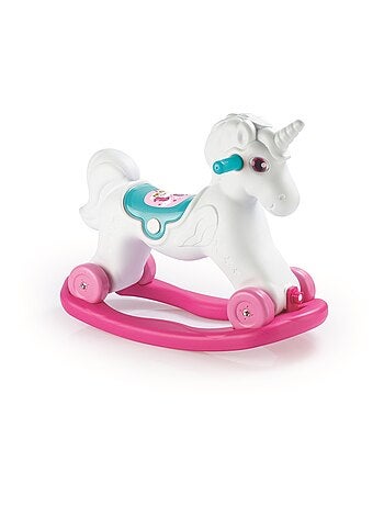 2in1 - Cheval à bascule Licorne