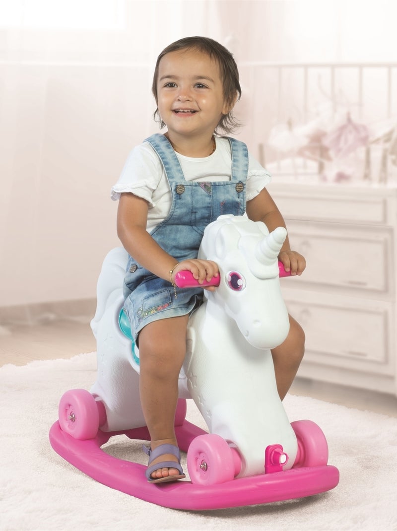 2in1 - Cheval à bascule Licorne Multicolore - Kiabi